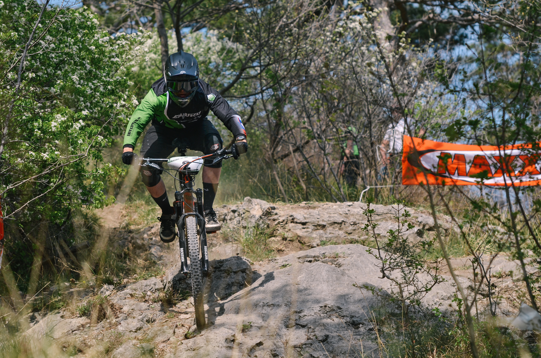 Peter Mlinar during Maxxis Super Stage which was held on Enduro 3 Camini. Maxxis Super Stage will be held on some selected races in this season. Next on on Black Hole Enduro and the last one in Grožnjan.