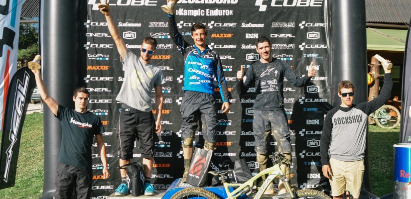 Najhitrejši Kamplca 2015: Andrej Bratina, Kristijan Medvešček, Vid Peršak, Robert Kodrež in Peter Mlinar