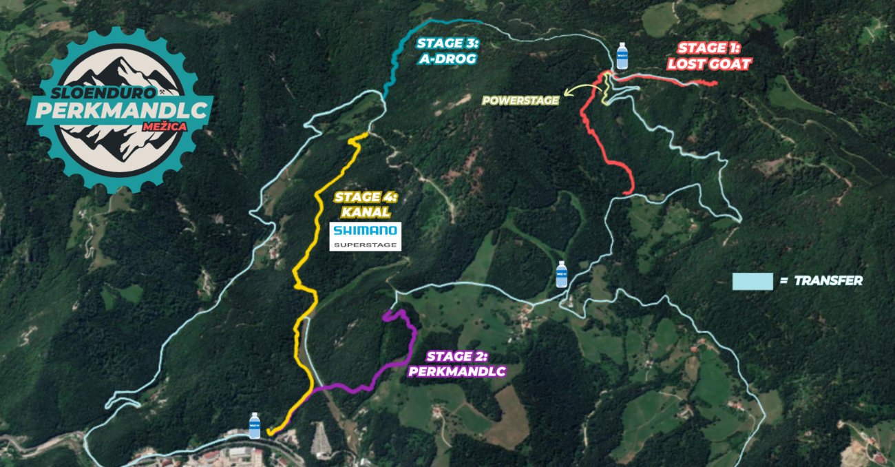 Sloenduro Perkmandlc 2024 - zemljevid tekmovanja - 1